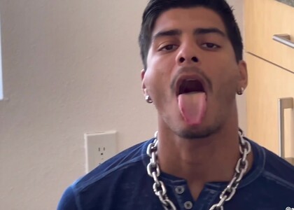 1ST DAY AT THE NEW WEHO APT: SEXY SUB APOLLO FATES SUCKS CORY GOOD &amp; SWALLOWS