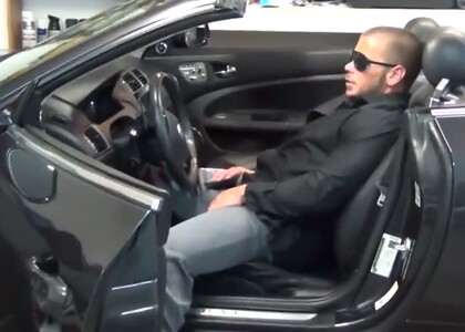 Marco Ducati JO in car