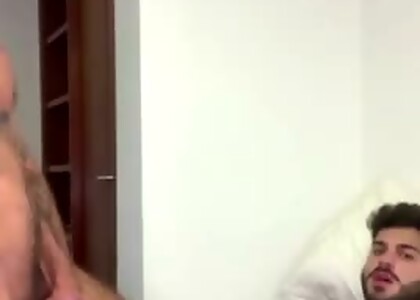 Hairy hunk samxxxmuller and cleocentrismo flip flop bareback
