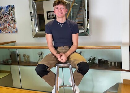 Young Handsome Teen gets Manhandled &amp; his Hard Uncut Cock Shoots Cum!