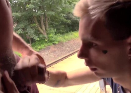 CZECH HUNTER - Hot Guy David Gets some Money to do a Blowjob &amp; Fucked Anal in POV