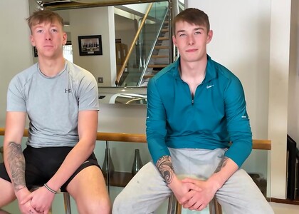 Straight Best Mates Suck Each Other's Uncut Cocks &amp; Both Squirt Big Loads of Cum!